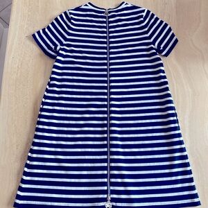 KATE SPADE blue and white striped dress. Size Medium.